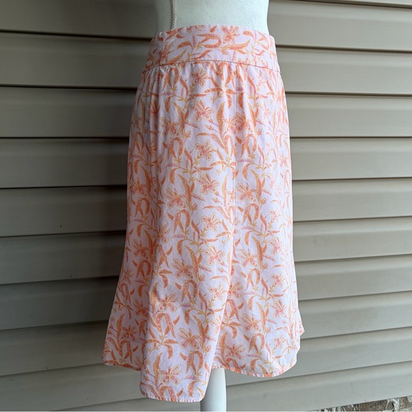 •GAP• Peach/Pink Floral A-Line Skirt – Size 6 - Picture 3 of 8